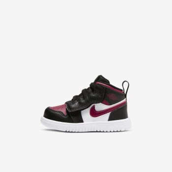 Nike Air Jordan 1 Mid - Babe Jordan Cipő - Fekete/Fehér/Piros